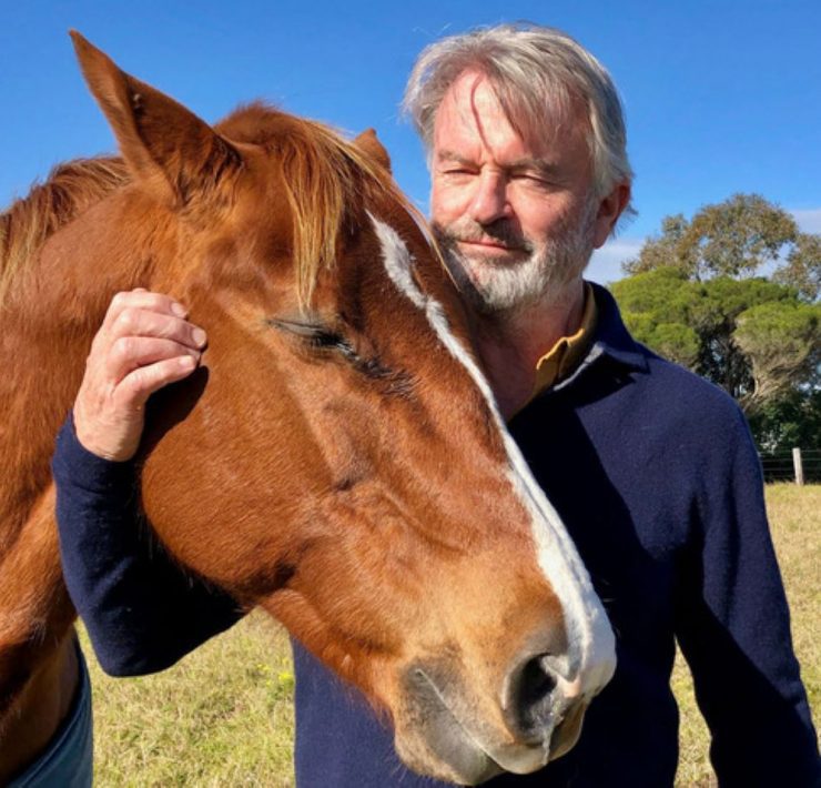 Sam Neill and horse