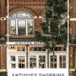 Shop fronts in Franklin, Tennessee plus text