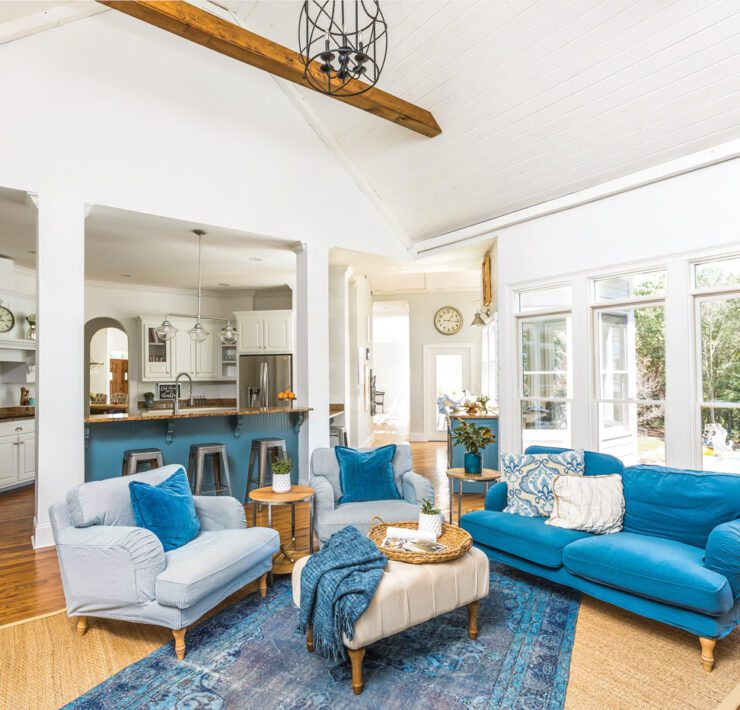 Georgia farm house living room