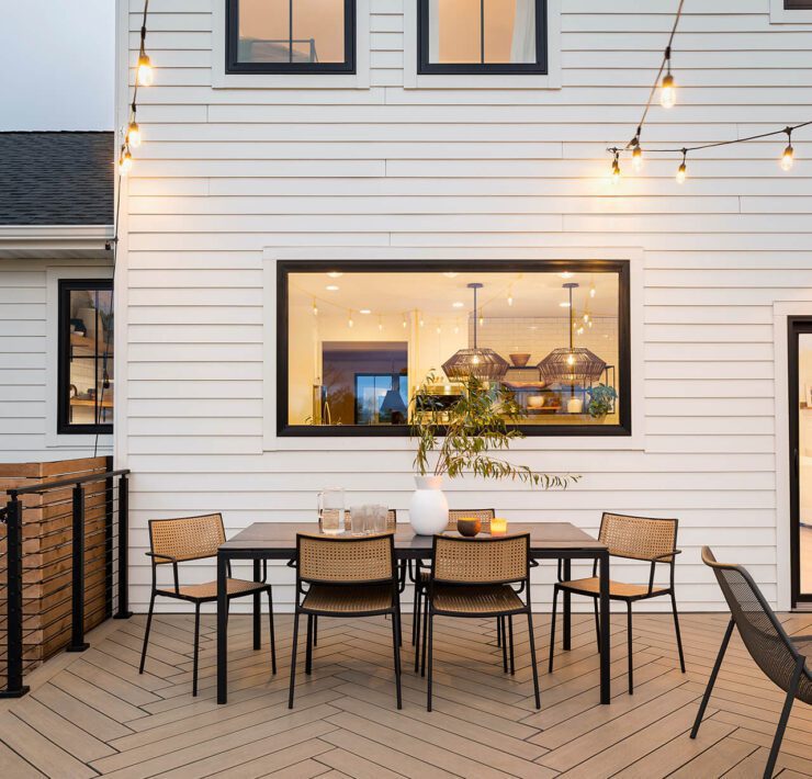 herringbone patio flooring