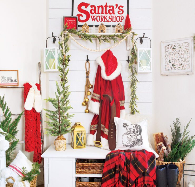 Santa's Workshop theme decor for Christmas