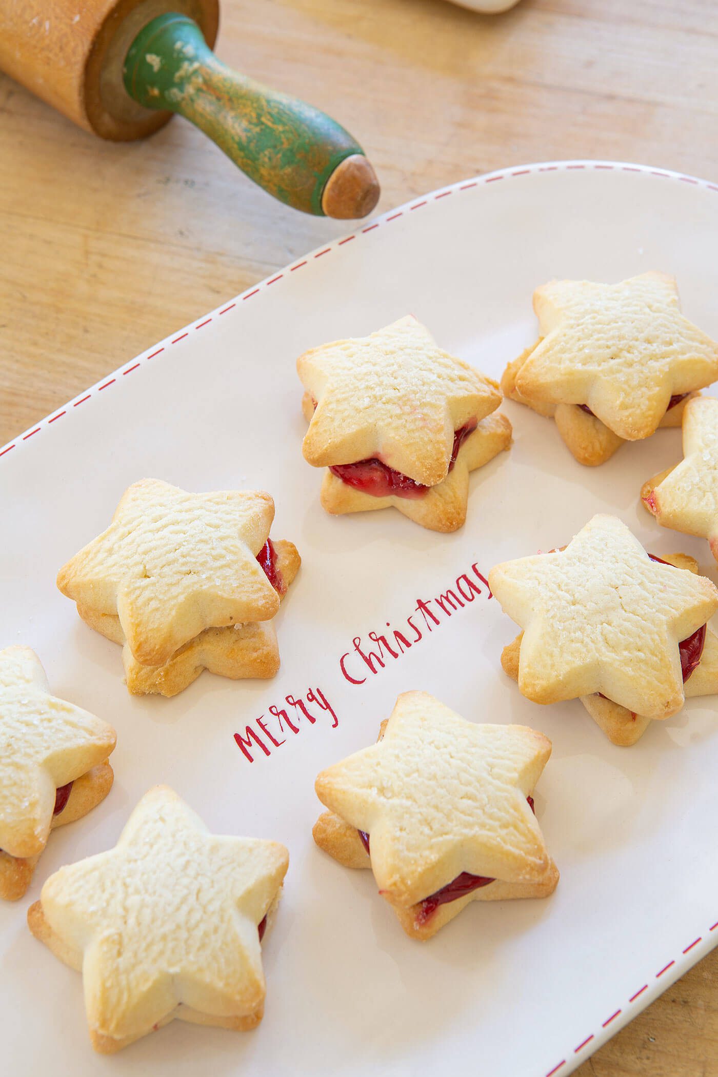 Christmas star cookies